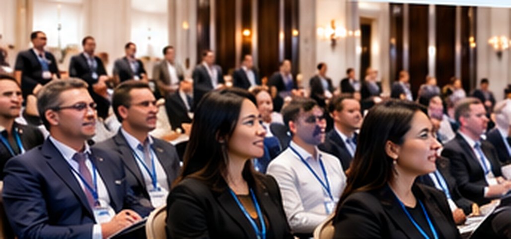 Conference audience in a five-star hotel