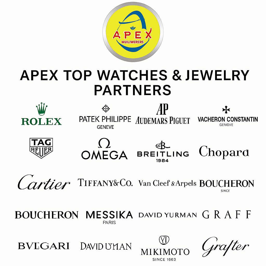 APEX top watches and jewelry partners