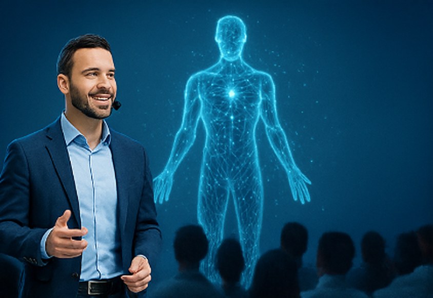 Expert leading a human-optimization masterclass