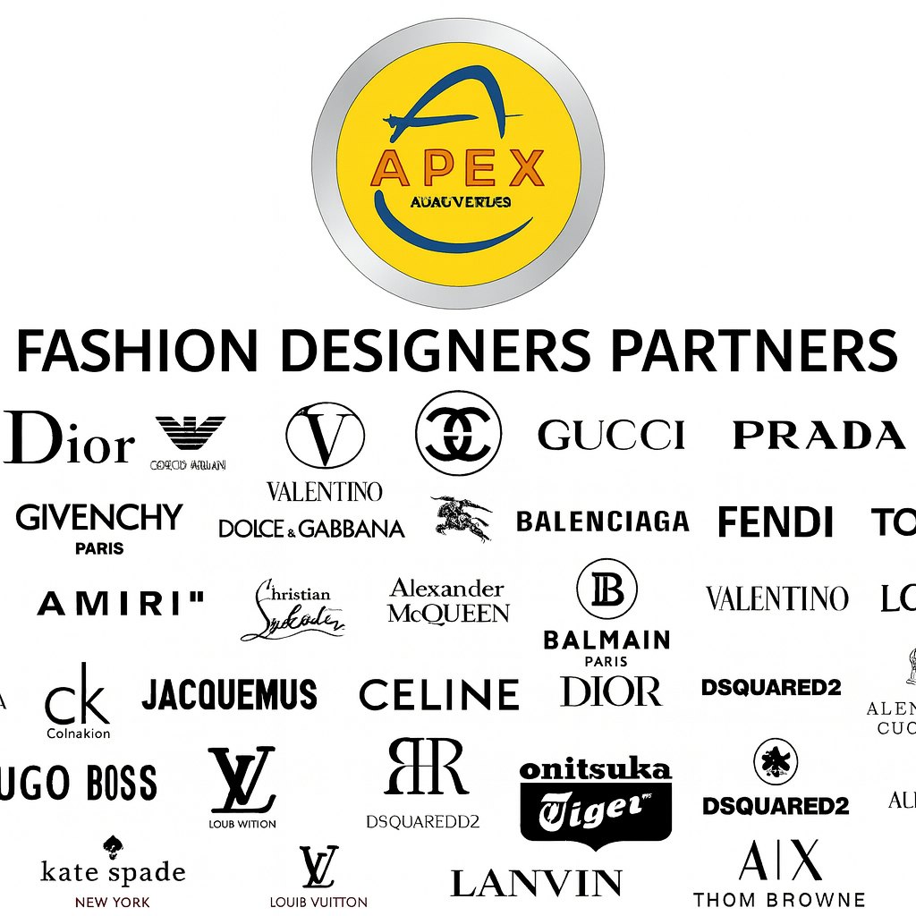 Apex fashion designer partners — partner brand board
