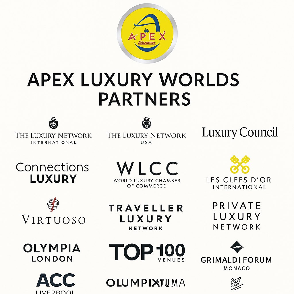 Apex luxury world partners — partner brand board